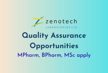 Quality Assurance Opportunities at Zenotech Laboratories