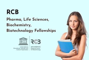 RCB Announces Pharma, Life Sciences, Biochemistry, Biotechnology Fellowships