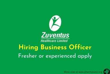 Zuventus Healthcare Hiring Business Officer