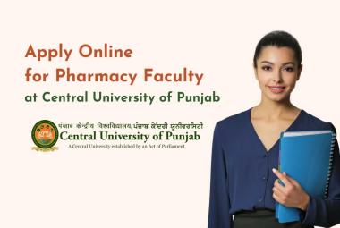 Apply Online for Pharmacy Faculty at Central University of Punjab