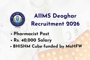 AIIMS Deoghar Pharmacist Recruitment 2026