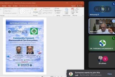 International Webinar Community Connect : Pharmaceutical Care Everywhere” Advancing global pharmaceutical care through active community engagement
