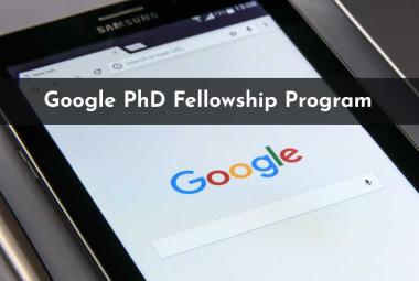 Google PhD Fellowship Program in Health Research