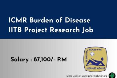 ICMR Burden of Disease IITB Project Research Job at St. John's Research Institute