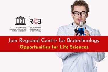 Join Regional Centre for Biotechnology - Opportunities for Life Sciences