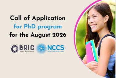 NCCS Call of Applications for PhD program for the August 2026