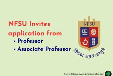 NFSU Invites application from Professor, Associate Professor