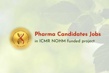 Opportunity for Pharma Candidates in ICMR NOHM funded project, KVASU