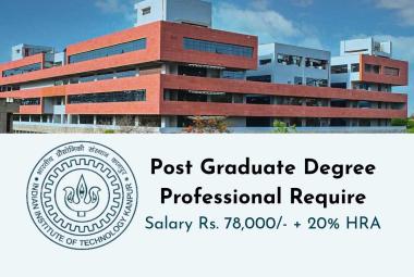 Post Graduate Degree Professional Require in Indian Institutes of Technology