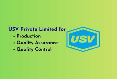 Production, Quality Assurance, Quality Control Openings at USV Private Limited