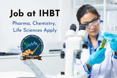 Project Associate Job at IHBT - Pharma, Chemistry, Life Sciences Apply