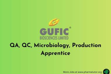 QA, QC, Microbiology, Production Apprentice at Gufic Biosciences 