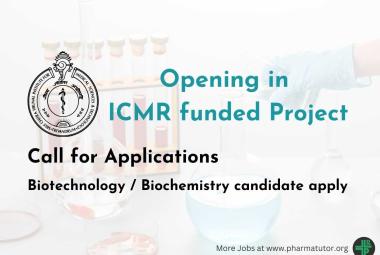 Research positions for Biotechnology / Biochemistry candidate at SCTIMST