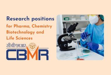 Research positions for Pharma, Biotechnology, Chemistry and Life Sciences at CBMR