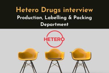 Walk In Drive for Production, Labelling & Packing Department at Hetero