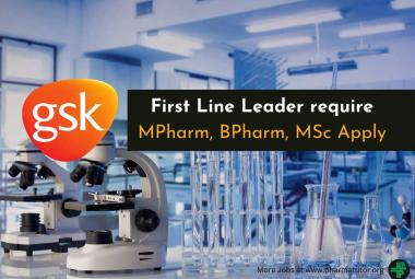 Work as First Line Leader at GSK