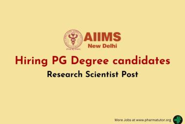 AIIMS looking for PG Degree candidates