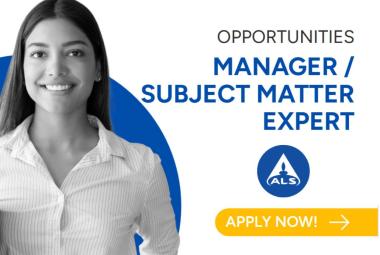 ALS Global Hiring Manager / Subject Matter Expert