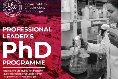 Applications are invited for PhD Programme of IIT Gandhinagar