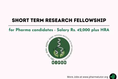 BRIC-NIPGR Short Term Research Fellowship for Pharma candidates