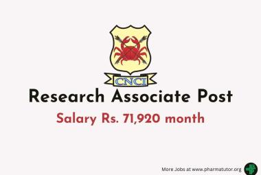 CNCI invites applications for the post of Research Associate