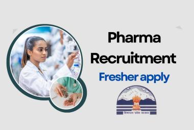 Department of health and family welfare Announces Pharma Recruitment