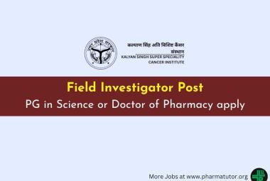 KSSSCI inviting applications for Field Investigator Post