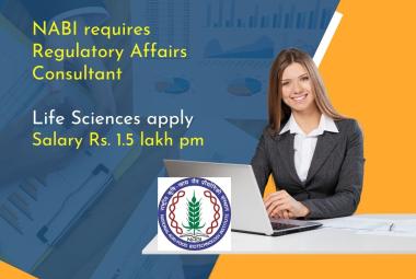 BRIC-NABI requires Regulatory Affairs Consultant