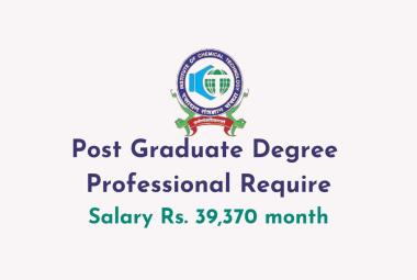 Post Graduate Degree Professional Require at ICT, Mumbai