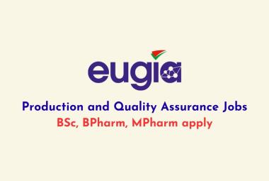 Production and Quality Assurance Jobs at EUGIA Pharma