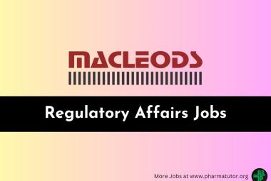 Regulatory Affairs Jobs at Macleods