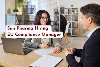 Sun Pharma Hiring EU Compliance Manager