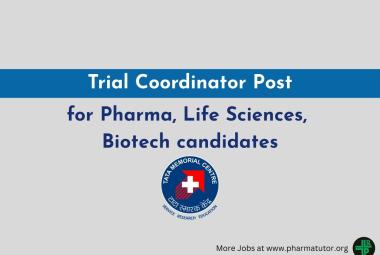 Tata Memorial Centre hiring Trial Coordinator | Pharmacy, Life Sciences, Biotech graduates can apply now