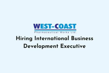 West Coast Pharma Hiring International Business Development Executive