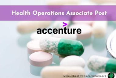Work as Health Operations Associate at Accenture