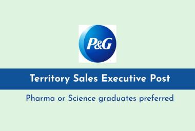 Work as Territory Sales Executive at P&G