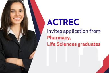 ACTREC Invites application from Pharmacy, Life Sciences graduates