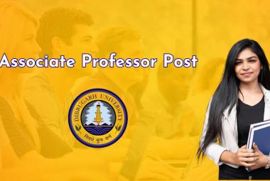 Applications are invited for Associate Professor at Dibrugarh University