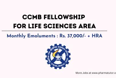 CCMB Fellowship for Life Sciences Area