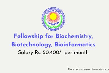 Fellowship for Biochemistry, Biotechnology, Bioinformatics at JIPMER