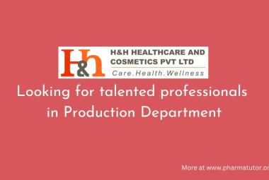H&H Healthcare Looking for talented professionals in Production