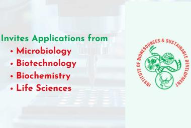 IBSD looking for Microbiology, Biotechnology, Biochemistry, Life Sciences candidates