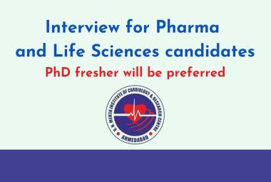 Interview for Pharma and Life Sciences candidates at UNMICRC