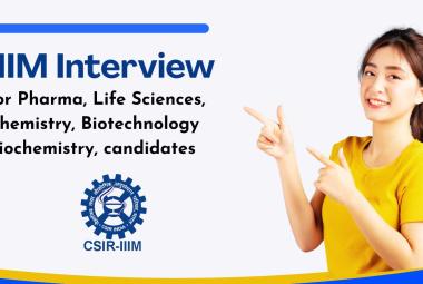 Interview for Pharma, Life Sciences, Chemistry, Biotechnology candidates at IIIM
