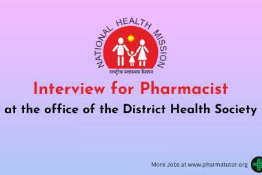 Interview for Pharmacist at the office the of the District Health Society