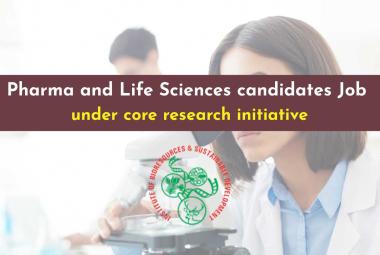 Job for Pharma and Life Sciences candidates under core research initiative of BRIC-IBSD