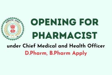 Job for Pharmacist at Chief Medical and Health Officer