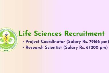 Life Sciences Recruitment at PGIMER