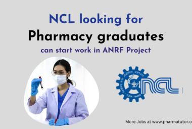 NCL Invites application from Pharmacy graduates