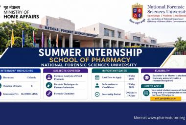 NFSU Summer Internship